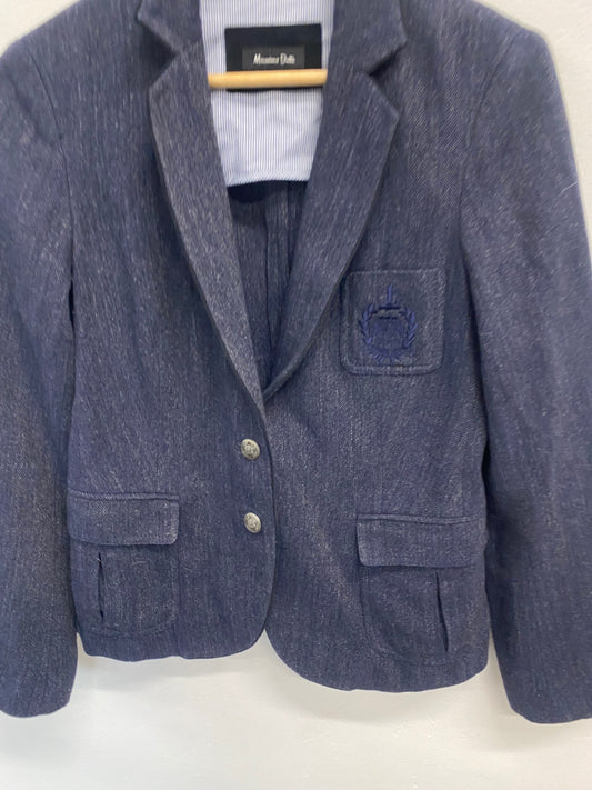 Fabulous Massimo Dutti Blazer UK 12 IT Dark Blue