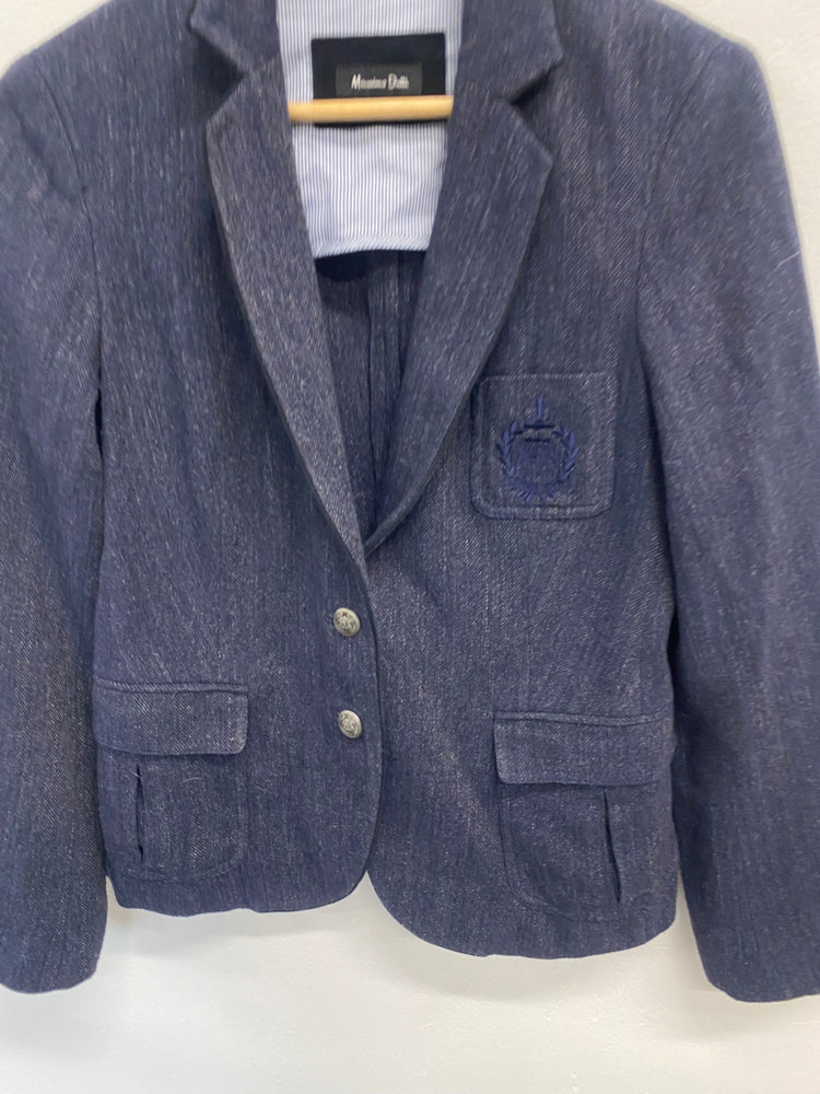 Fabulous Massimo Dutti Blazer UK 12 IT Dark Blue