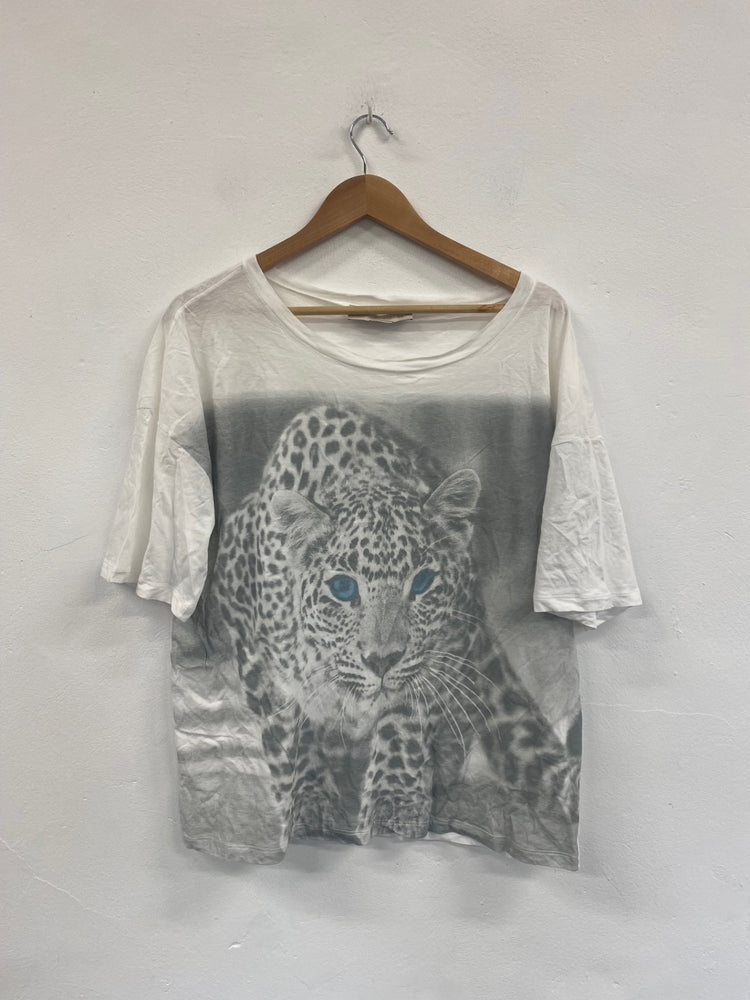 Fabulous Vintage Rare Y2K Stella McCartney T-Shirt UK12 White IT44 GM143