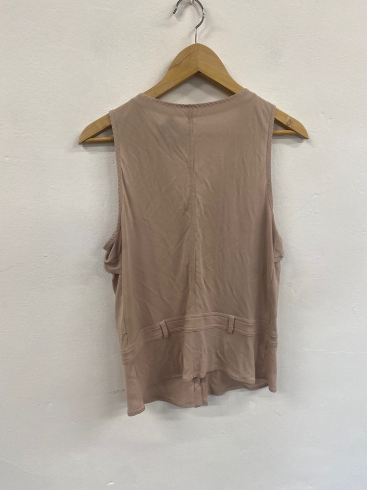 Fabulous Rare Vintage 2003 Yves Saint Laurent Top UkM Beige Tom Ford era GM143