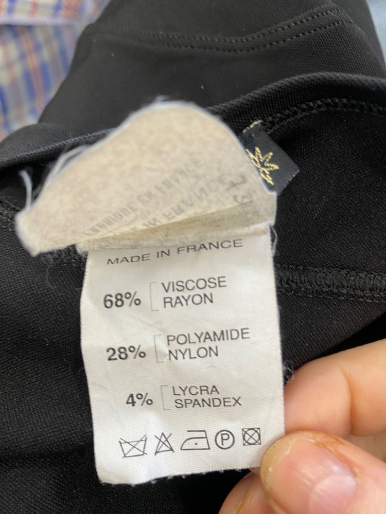 Fabulous vintage Y2K Plein Sud Top UK12 Black corset vibes GM143