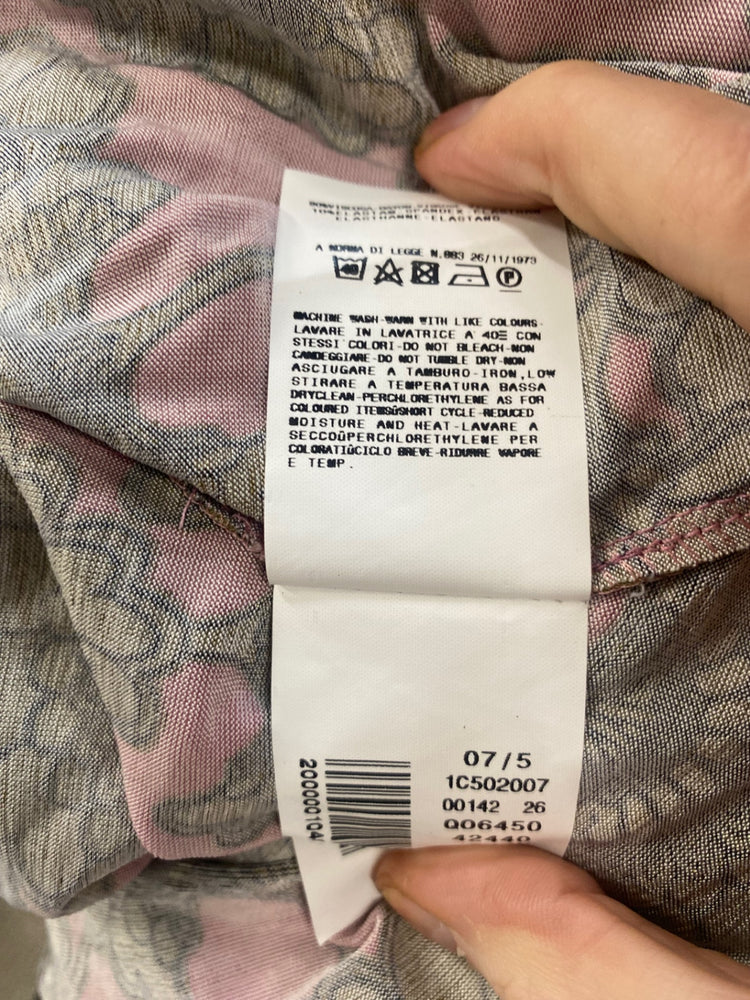 Fabulous vintage Y2K Just Cavalli Dress UK12 Pink & Gold GM143