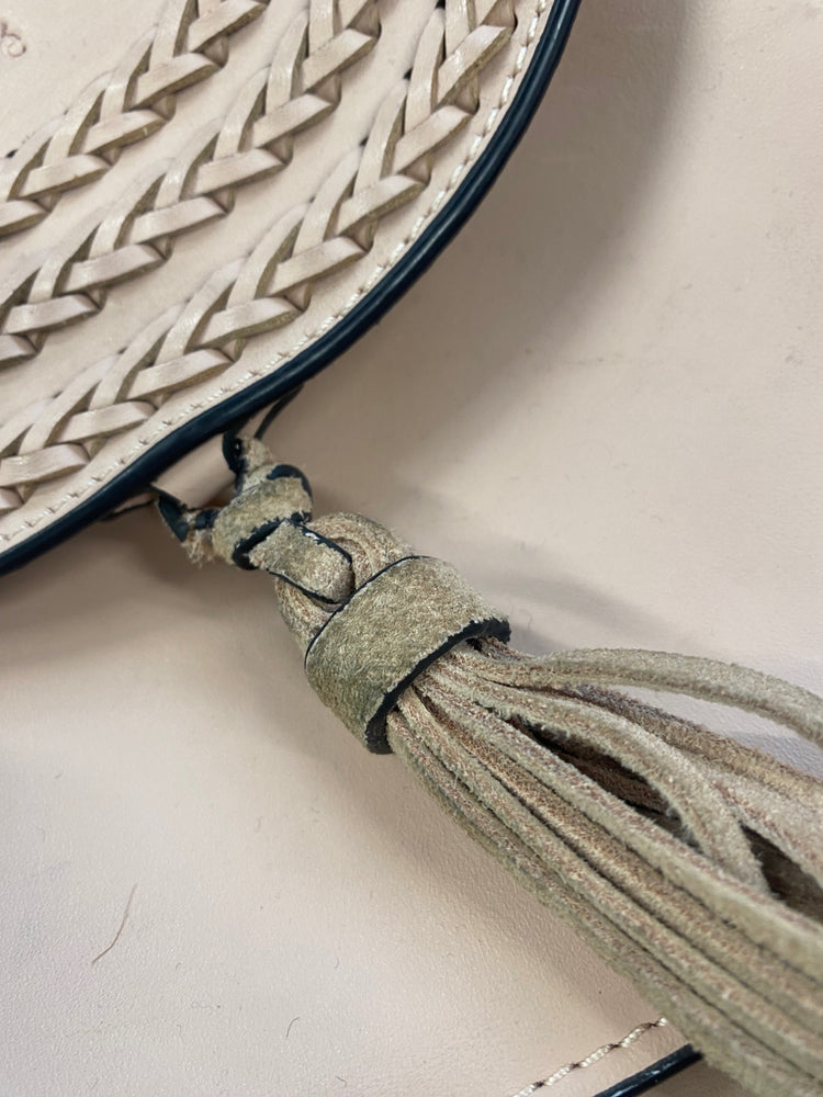 Fabulous Chloé Hudson blush pink boho Handbag Rose Tassel GM143