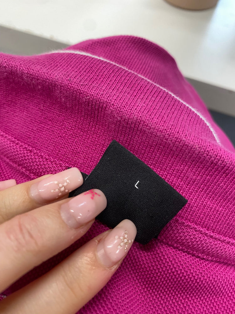 Classic Hugo Boss paddy Polo Shirt UK L Pink GM143