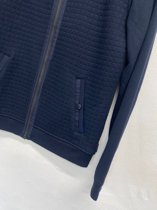 Fabulous Ted Baker Bomber Jacket UK M Navy ZB458