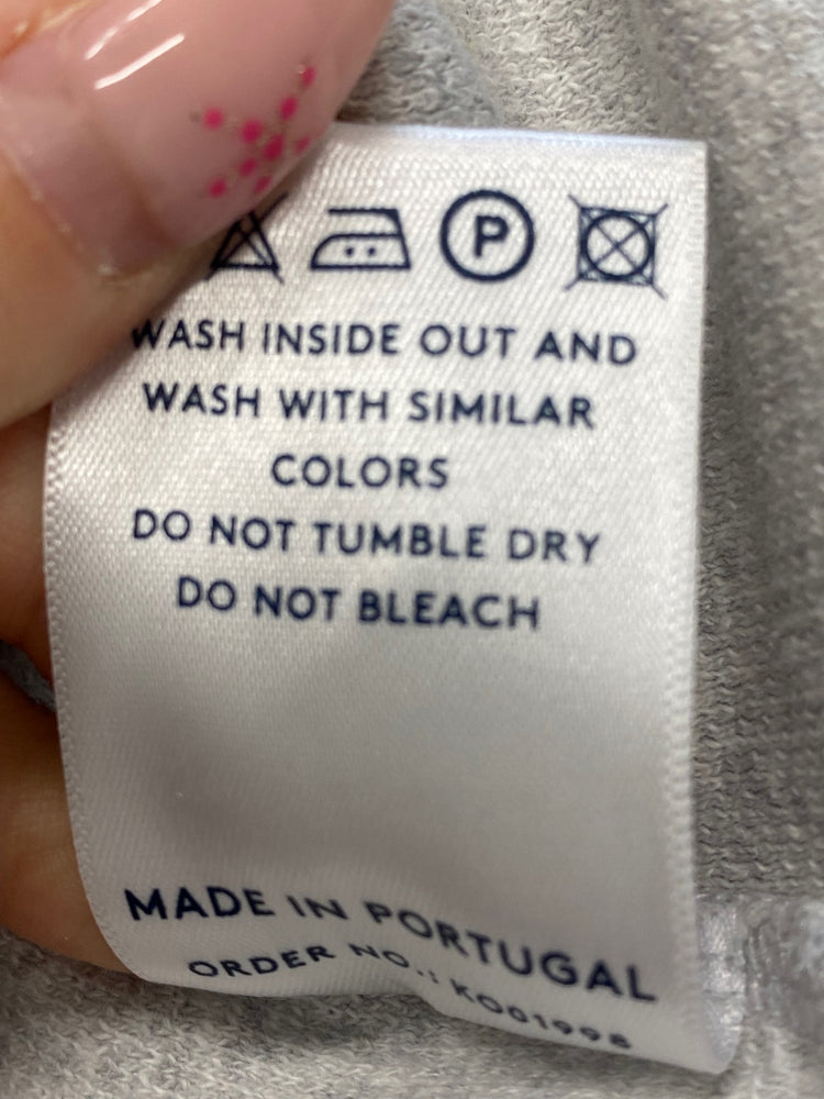 Fabulous NN07 Long sleeve top cotton Ari UK M Grey ZB458