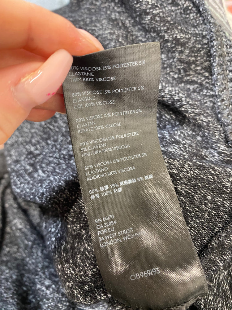 Fabulous Saturday Sunday Anthropologie Sweater UK 6-8 Dark Grey ZB458