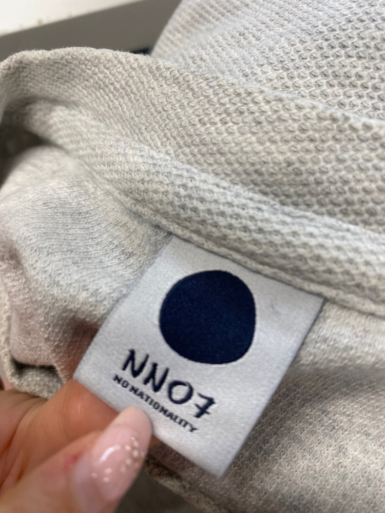 Fabulous NN07 Long sleeve top cotton Ari UK M Grey ZB458