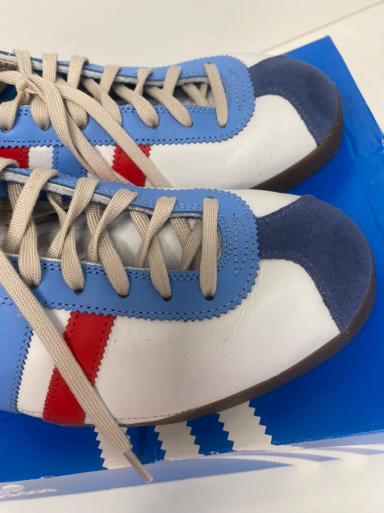 Fabulous Adidas Gazelle Vintage Sneakers UK8 White