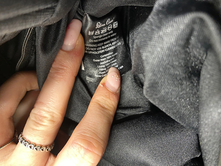 Fabulous Silver cross Pram bag One size Black ZB458