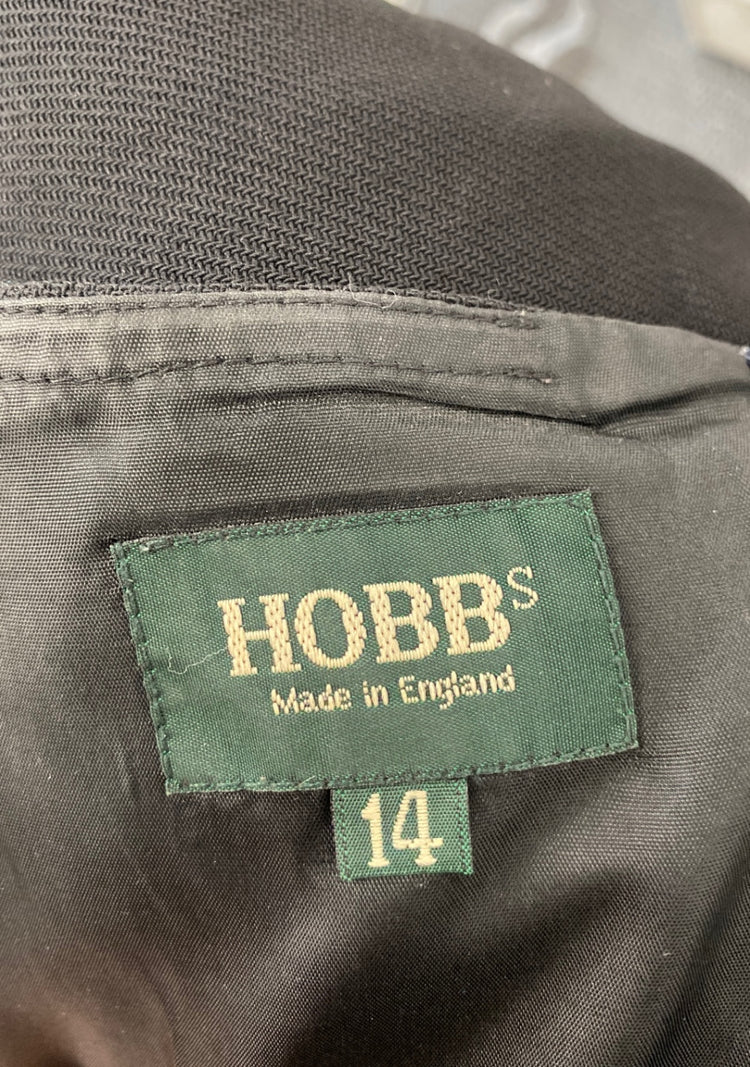 Fabulous Hobbs Skirt UK 14 Black frill hem office SW461