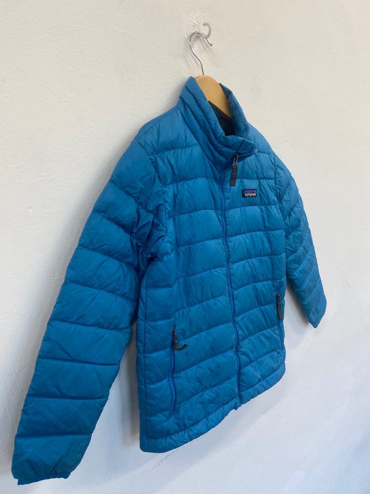 Fabulous Berghaus down Puffer Jacket Age 7-8 Light Blue teal SW461