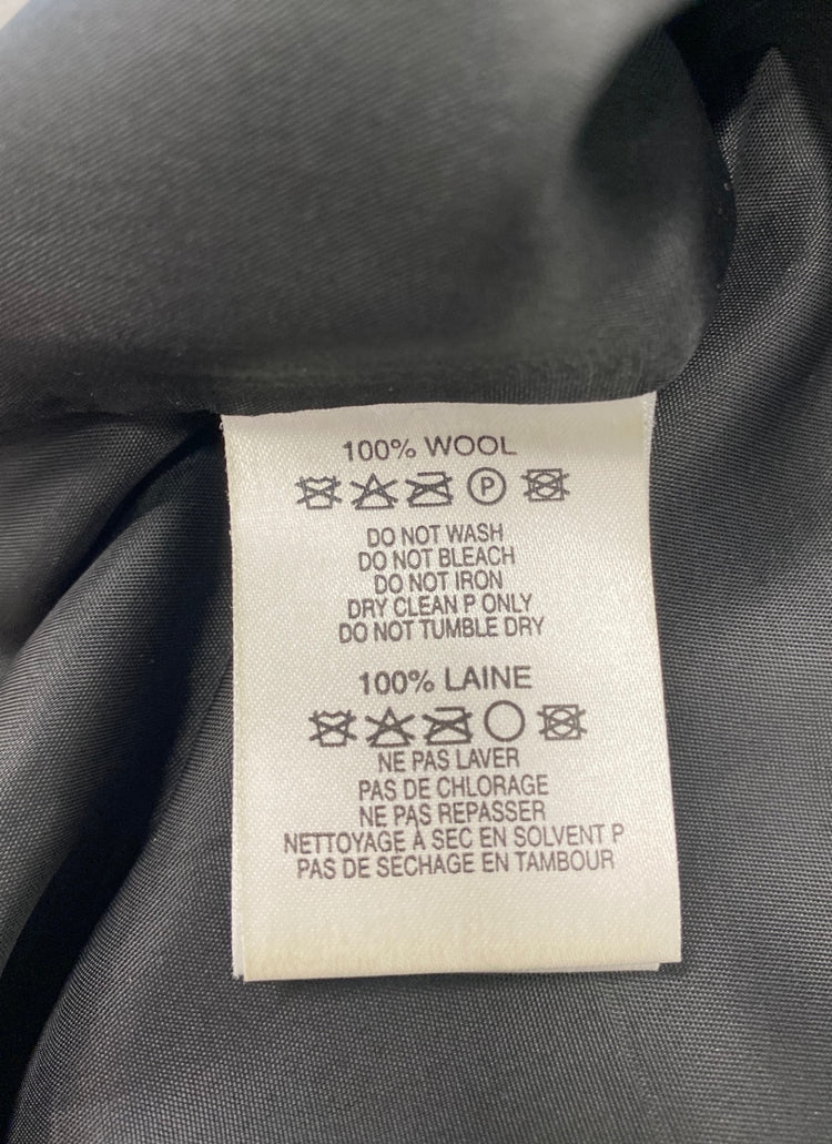 Fabulous Hobbs Skirt UK 14 Black frill hem office SW461