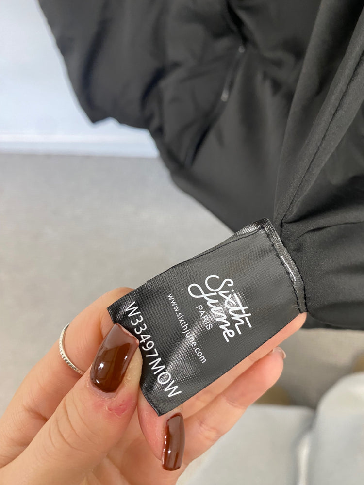 Fabulous SixthJune Puffer Jacket UK L Beige and Black