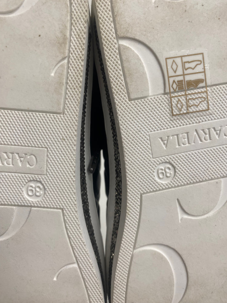 Fabulous Carvela Jeo quilted platform Sneakers UK6 Black JF463