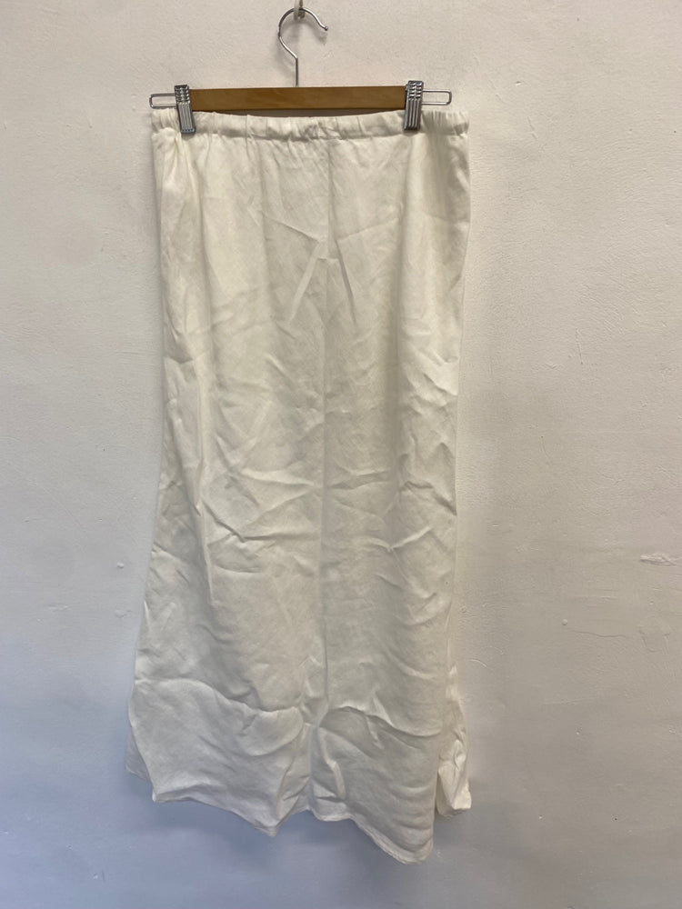 Fabulous Mint Velvet UK S Ivory maxi skirt JF463