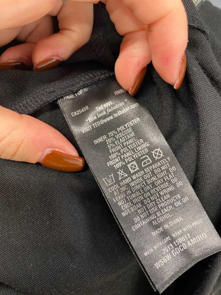 Fabulous Ted Baker Dress UK 10 Rose floral diamanté JF463