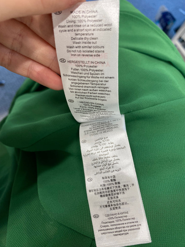 Fabulous Hobbs Dress UK 12 Green floral smock JF463