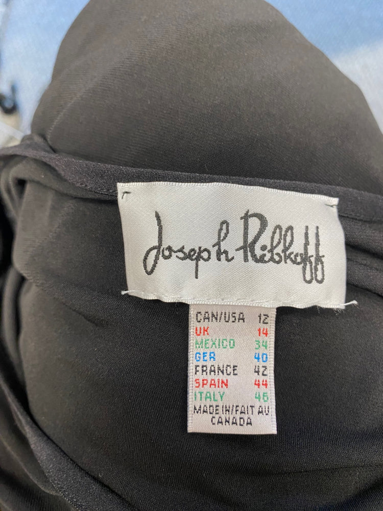 Fabulous Joseph Ribkoff Dress UK 14 Black and white striped JF463