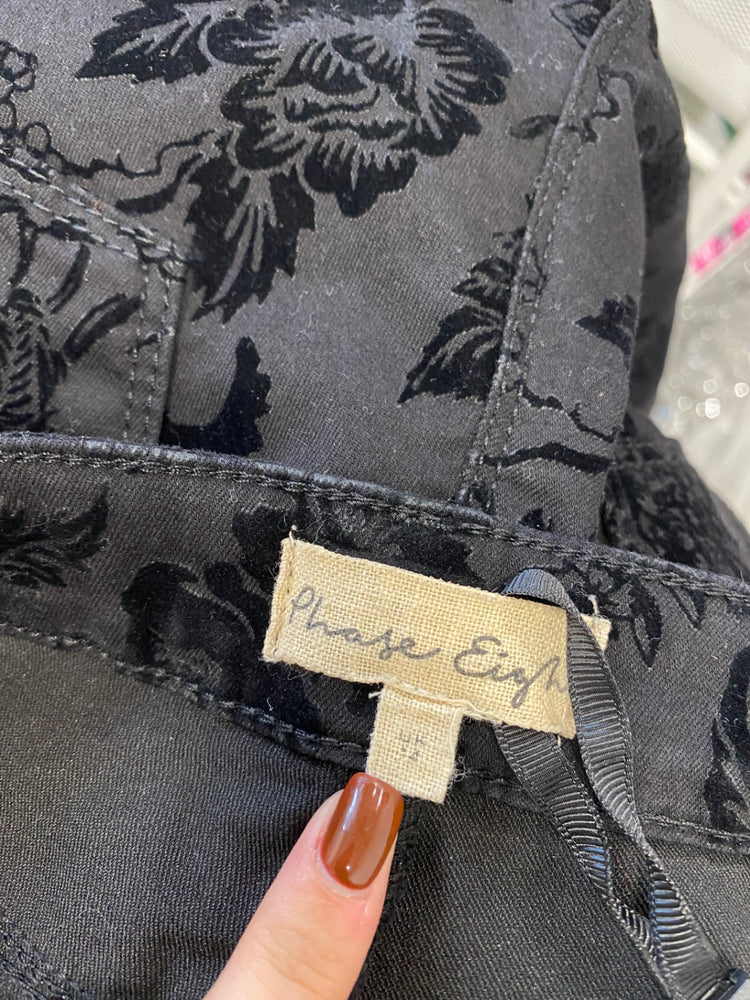 Fabulous Phase Eight Skinny trousers UK 14 Black rose JF463