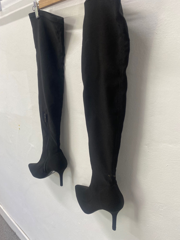 Fabulous Mint Velvet overknee pull UK6 Black JF463