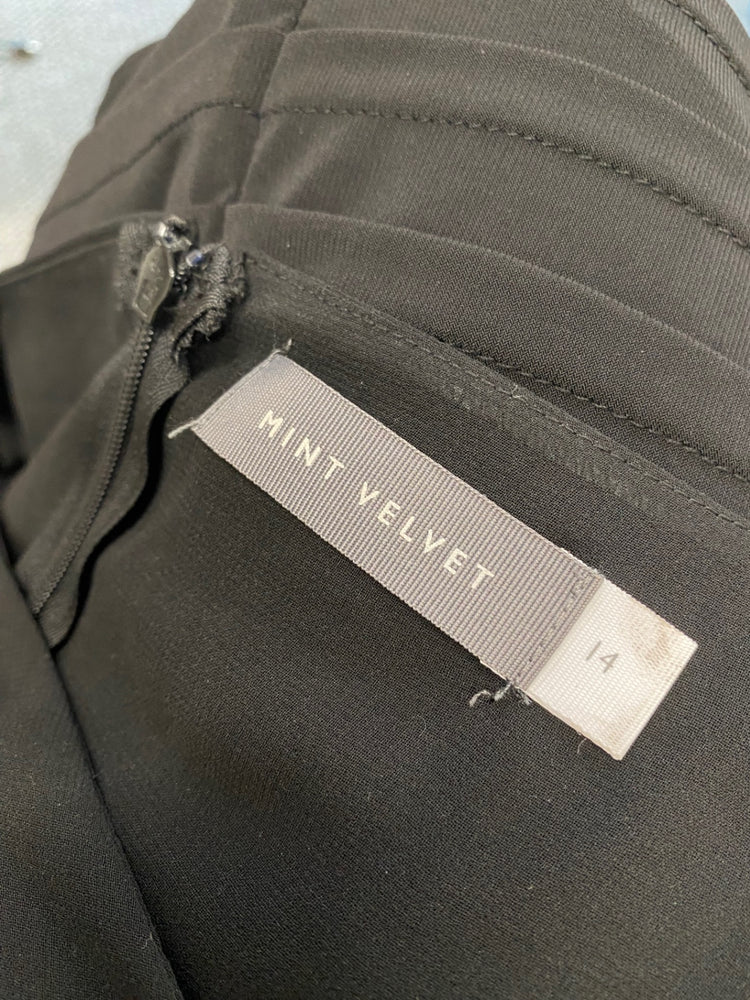 Fabulous Mint Velvet Dress UK 14 Black bandage JF463