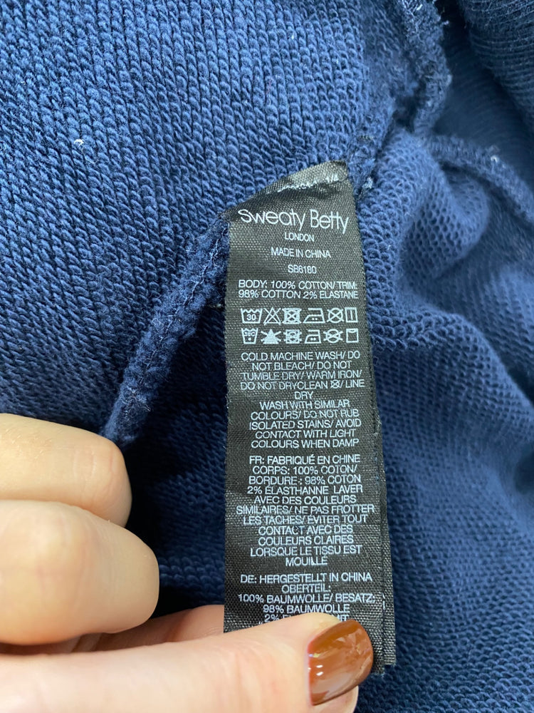 Fabulous Sweaty betty Sweater UK S Navy Blue JF463