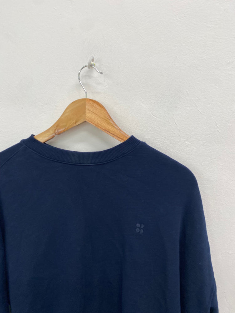 Fabulous Sweaty betty Sweater UK S Navy Blue JF463