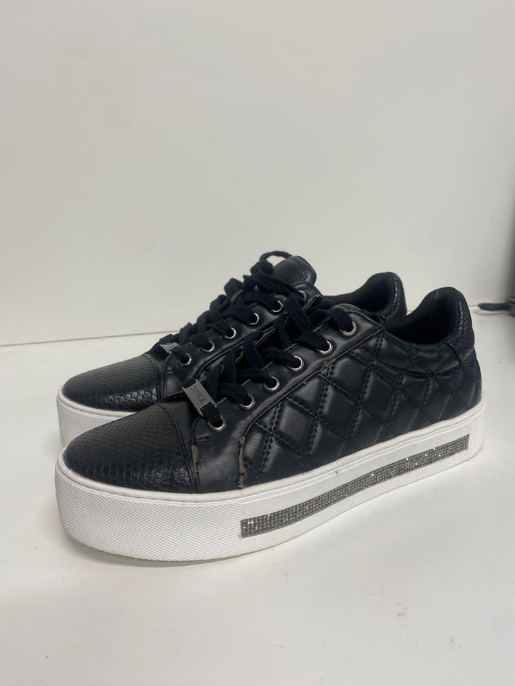 Fabulous Carvela Jeo quilted platform Sneakers UK6 Black JF463