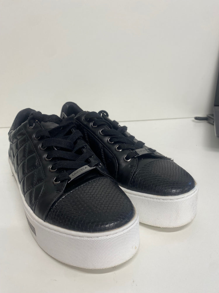 Fabulous Carvela Jeo quilted platform Sneakers UK6 Black JF463