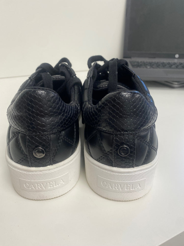 Fabulous Carvela Jeo quilted platform Sneakers UK6 Black JF463
