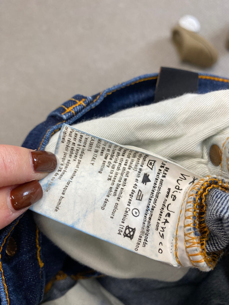 Fabulous Nudie jeans co Skinny jeans W26" W30 Dark Blue TG465