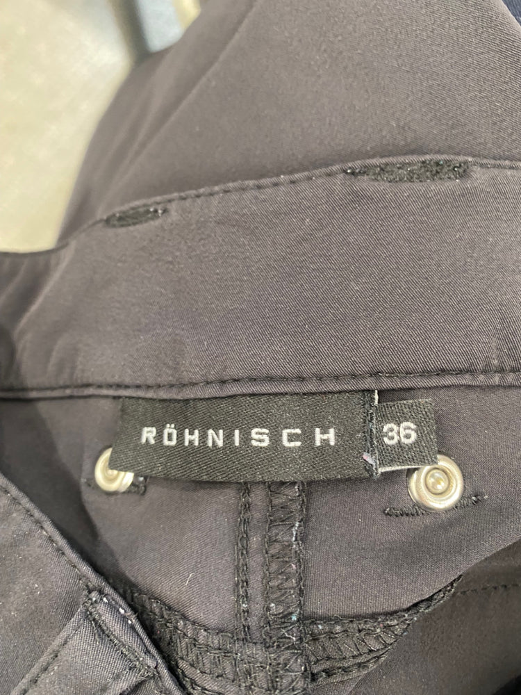 Fabulous Rohnisch short Golf Trousers Uk8 Black Stunning AP464