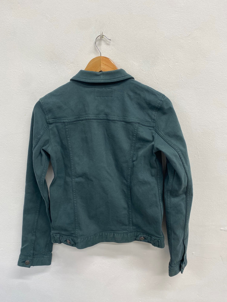 Fabulous FatFace tasha denim Jacket UK 8 Teal AP464