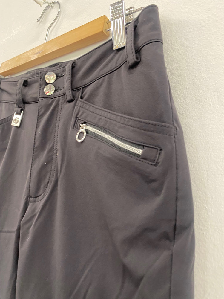 Fabulous Rohnisch short Golf Trousers Uk8 Black Stunning AP464