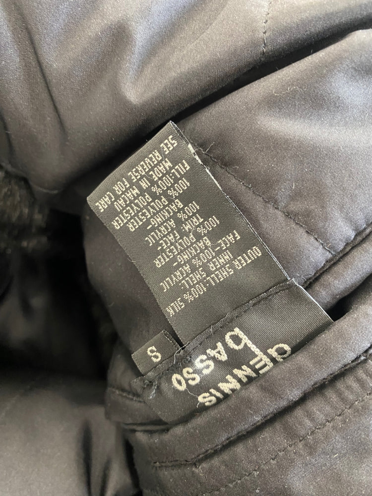 Fabulous Dennis Basso Reversible classic Faux Fur Coat UKS Black AW002