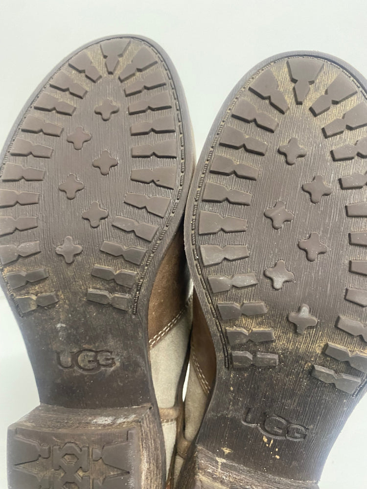 Fabulous UGG Patsy ankle strap western Boots UK4.5 Brown TG465