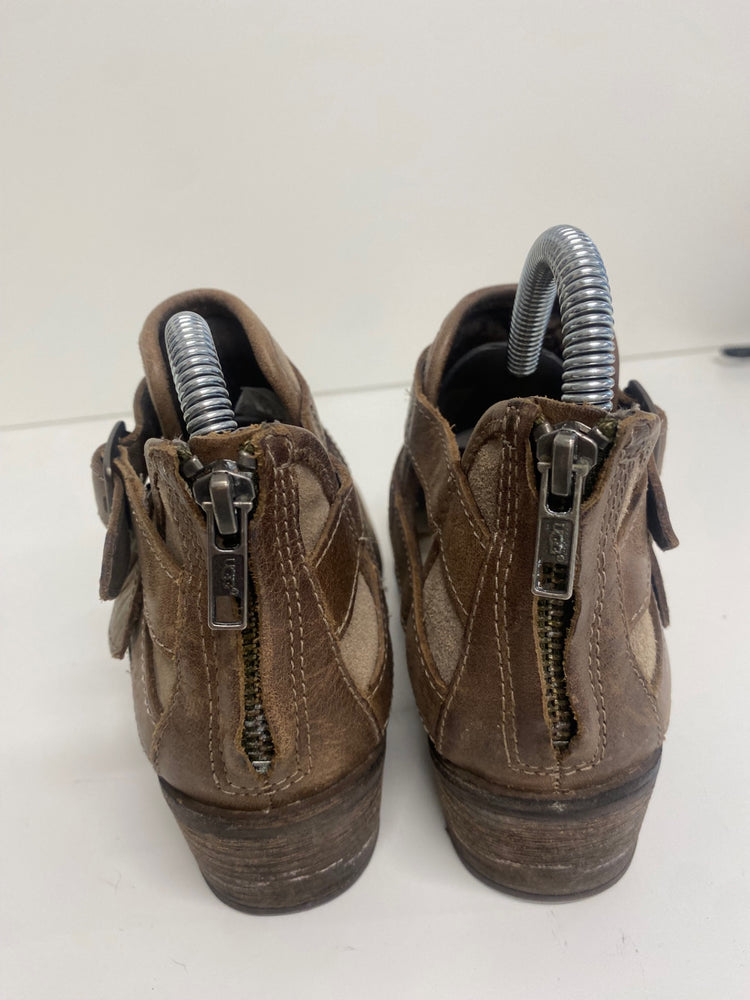 Fabulous UGG Patsy ankle strap western Boots UK4.5 Brown TG465