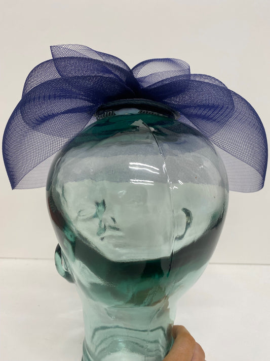 Fabulous John Lewis navy fascinator Hat One size Navy Blue AS466