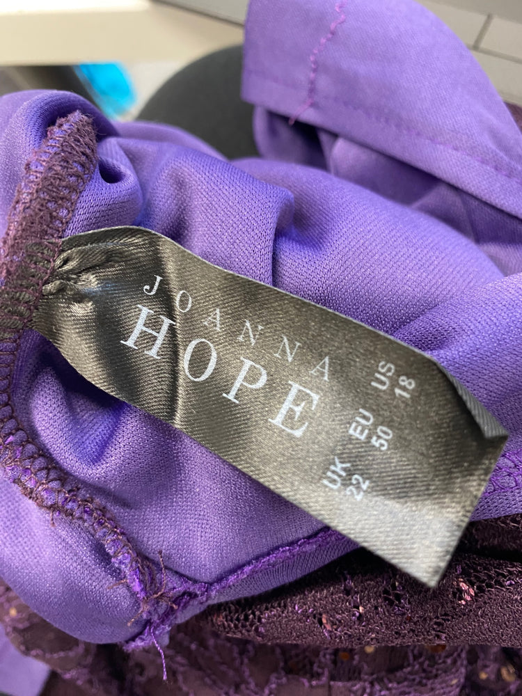 Fabulous Joanna Hope sequin evening Dress UK 22 Purple SM467