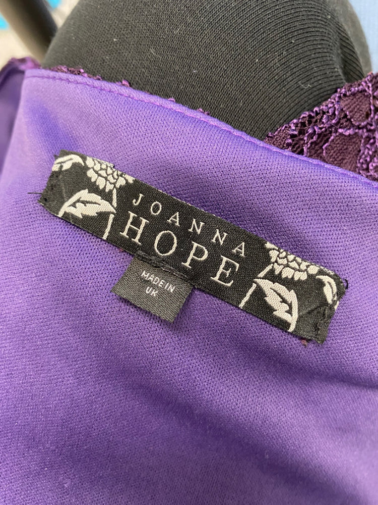 Fabulous Joanna Hope sequin evening Dress UK 22 Purple SM467