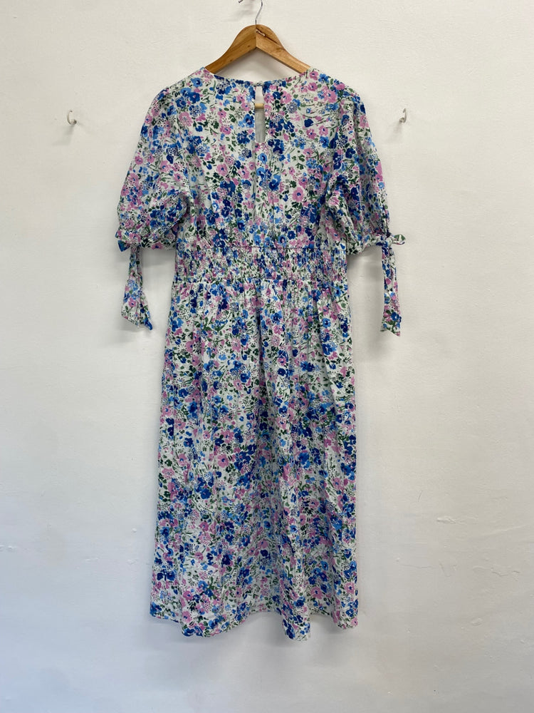 Fabulous Nobody’s Child Felicia Dress UK 16 Blue pink floral EP468