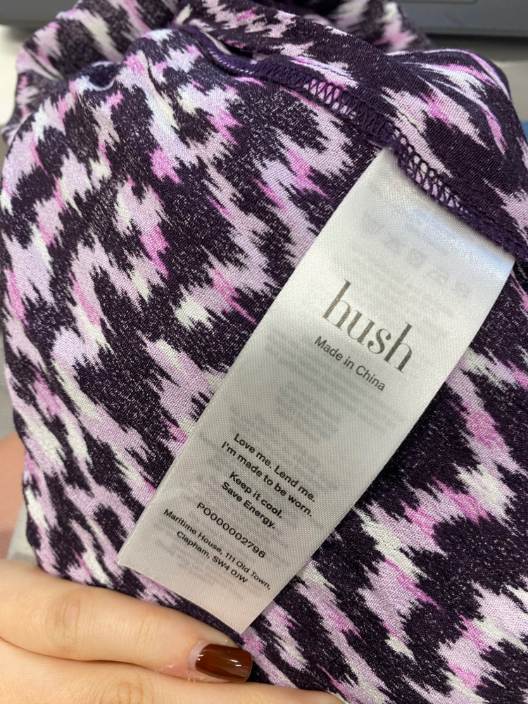 Fabulous Hush elianna Blouse UK 16 Purple pattern EP468