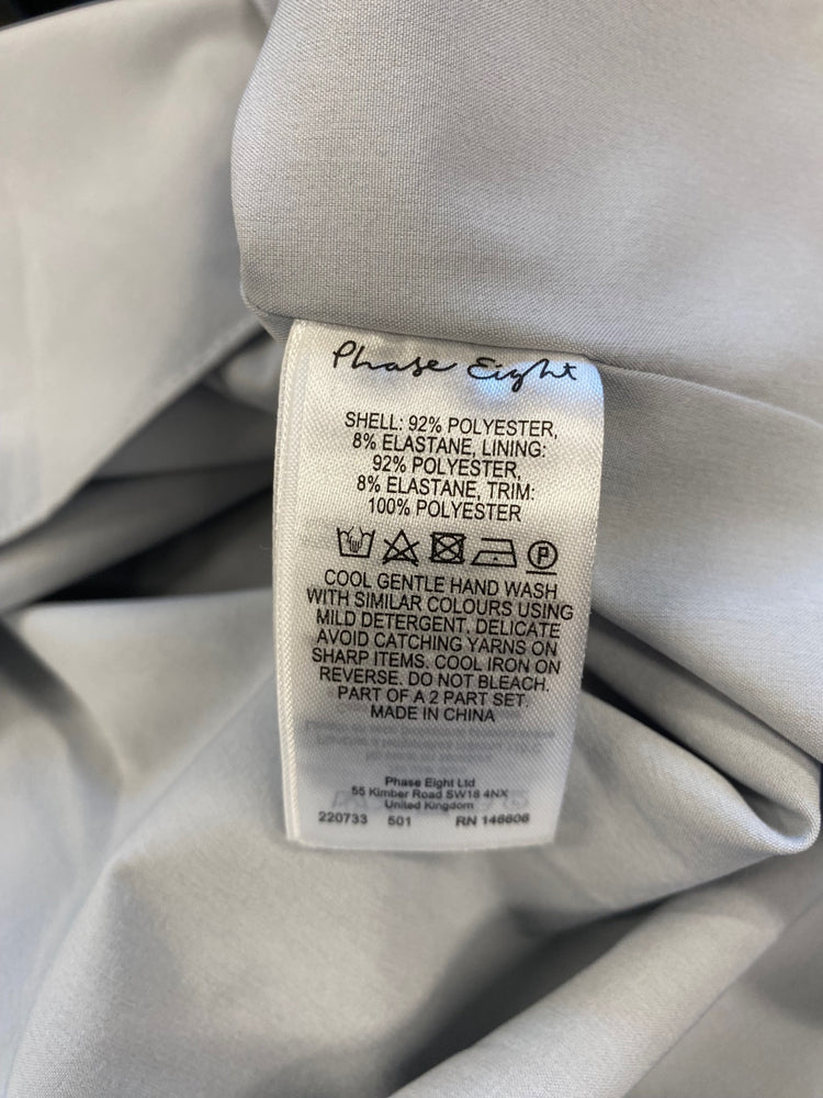 Fabulous Phase Eight Alisha Mineral Dress UK18 Soft blue grey New Occasion EP468