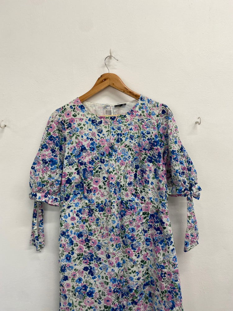 Fabulous Nobody’s Child Felicia Dress UK 16 Blue pink floral EP468