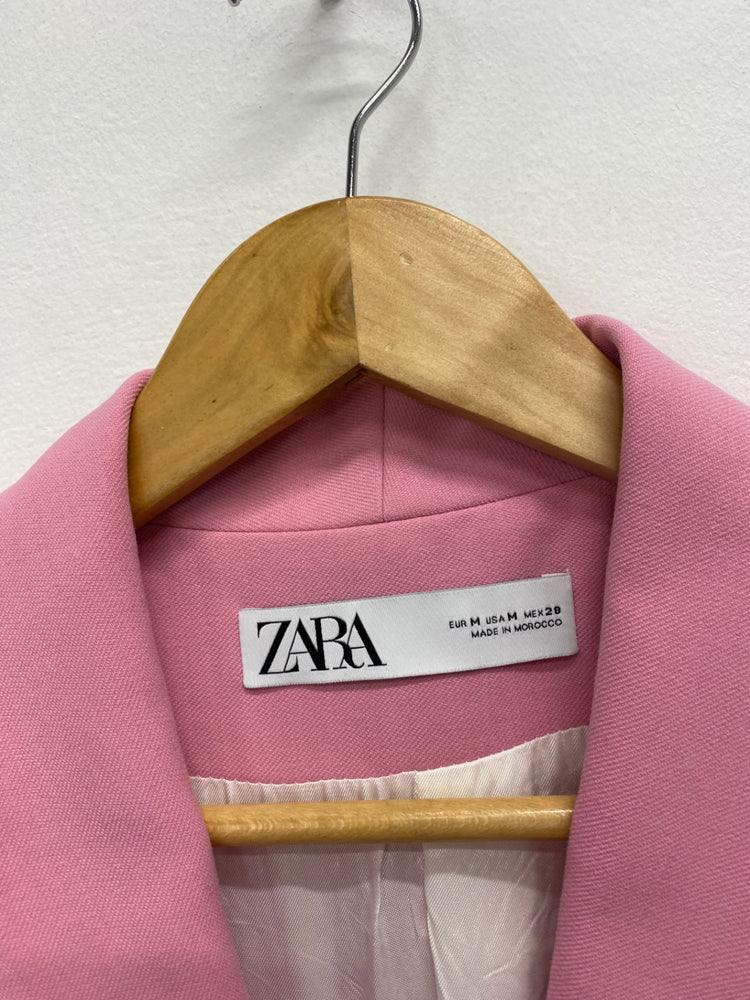 Fabulous Zara Suit UK M Pink office formal vibe LG005