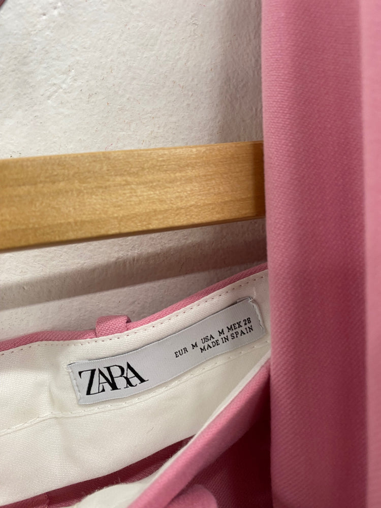 Fabulous Zara Suit UK M Pink office formal vibe LG005