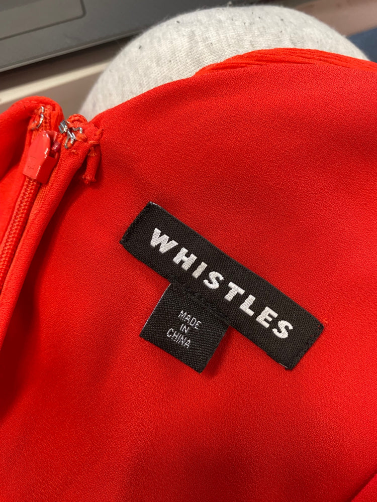 Fabulous Whistles Nellie Dress UK 16 Red party EP468