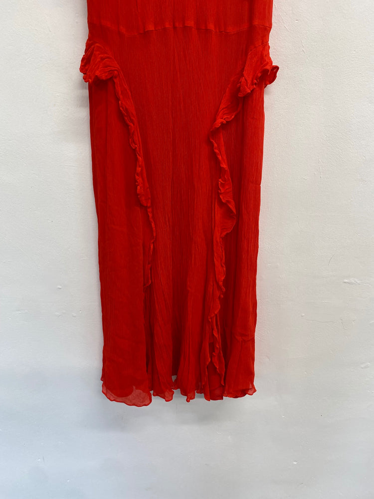 Fabulous Whistles Nellie Dress UK 16 Red party EP468