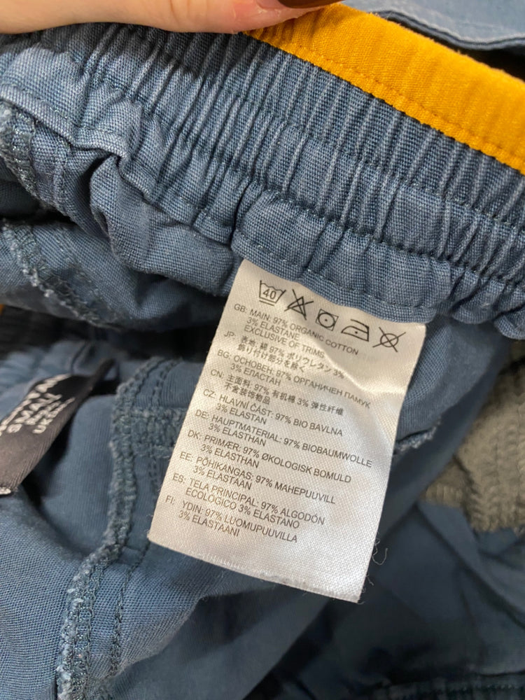 Fabulous Montane active cargo Shorts UK S Blue mustard KH001